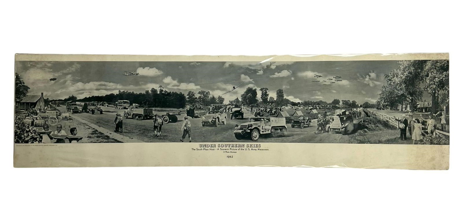 1942 Under Southern Skies US Army Panoramic Print (1 of 4)