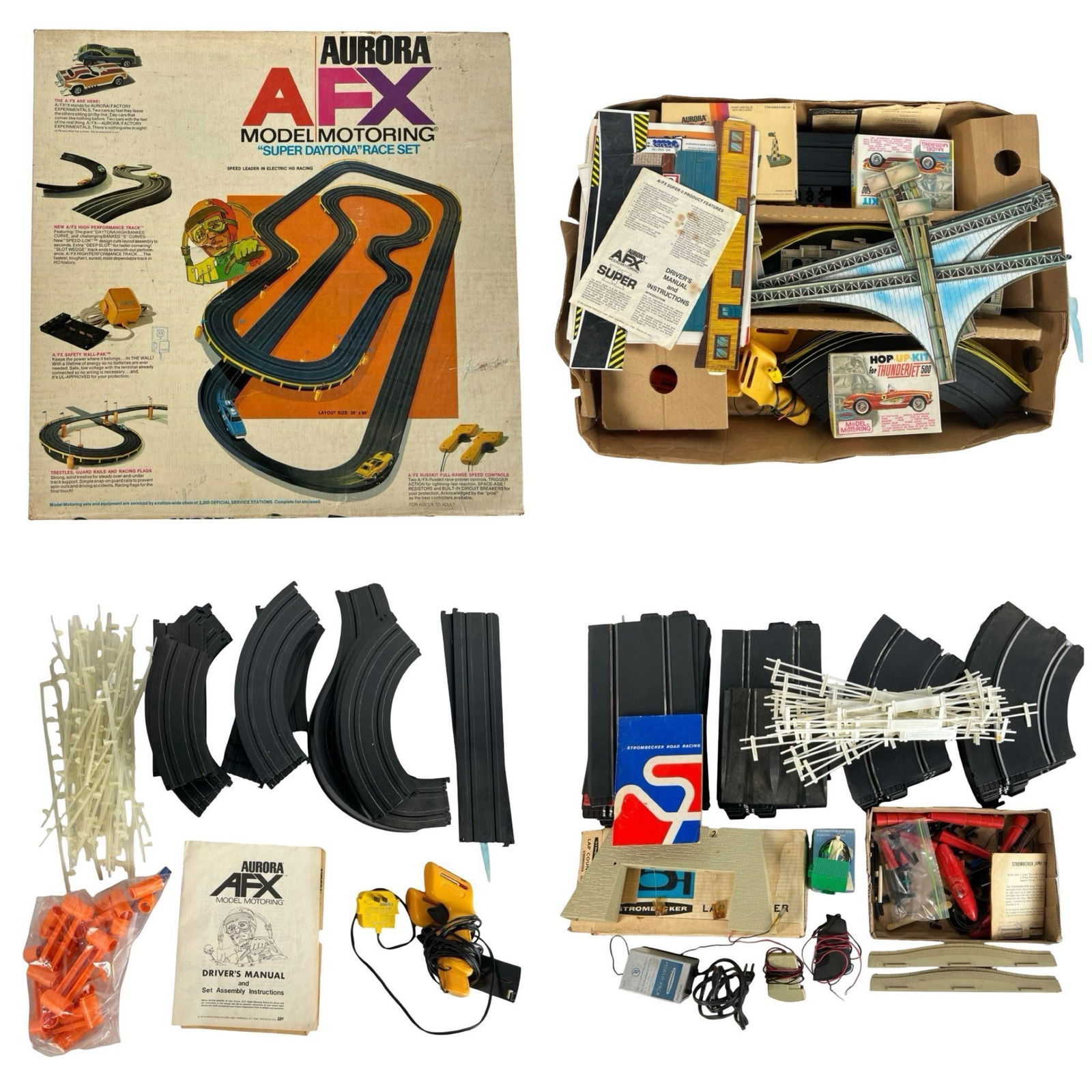 Lot of Four Vintage Slot Car Race Sets (1 of 7)