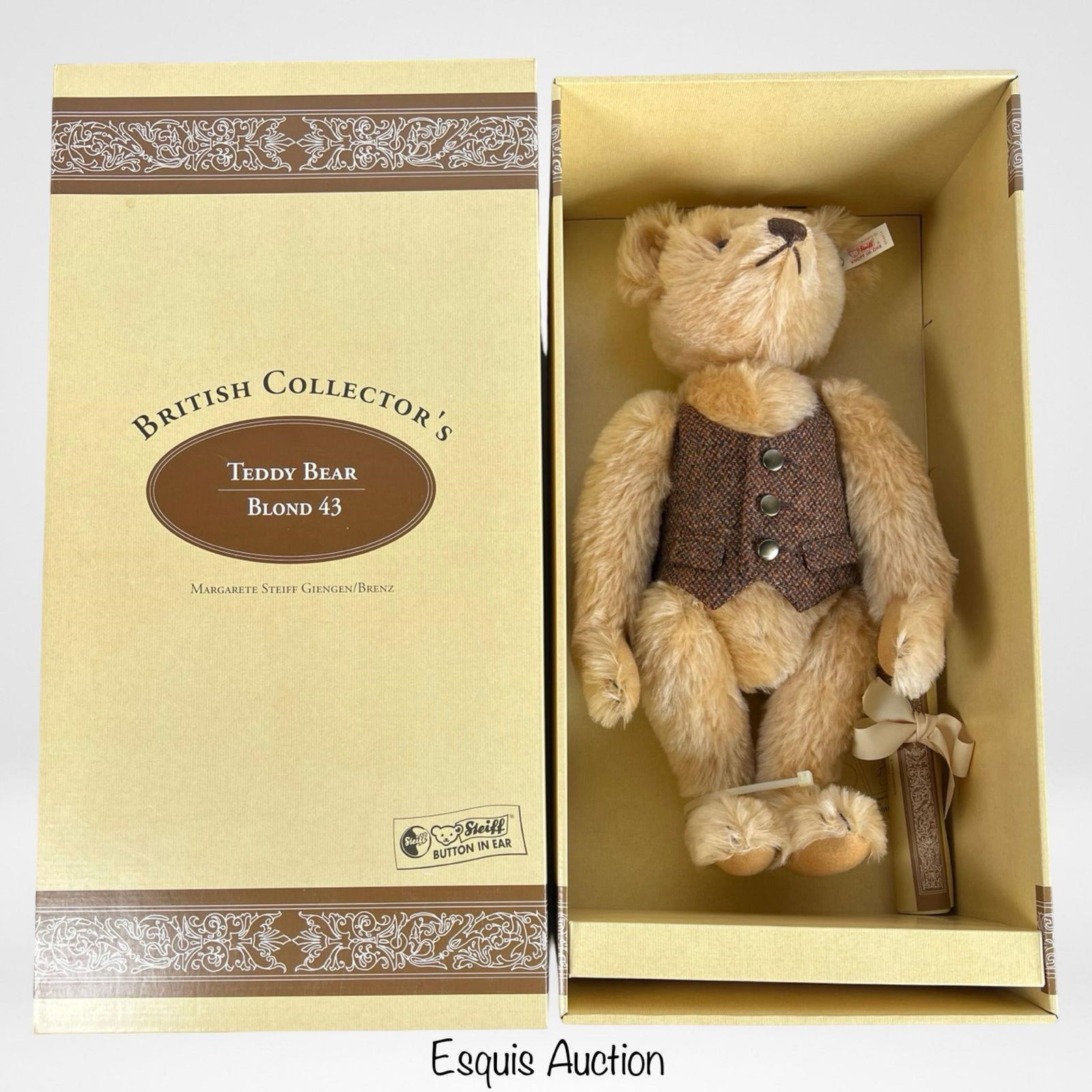 Steiff British Collector's Teddy Bear "Blond 43" (1 of 4)