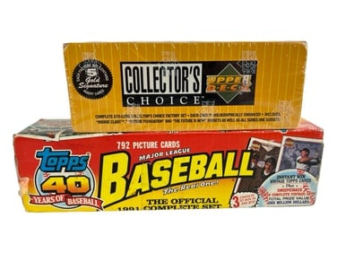 Baseball Card Sets - 1991 Topps & 1994 Upper Deck (1 of 12)