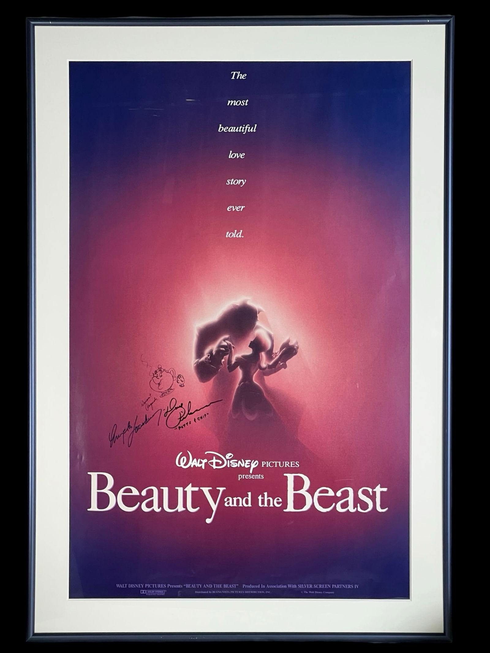 Disney's Beauty and the Beast Signed Movie Poster (1 of 4)
