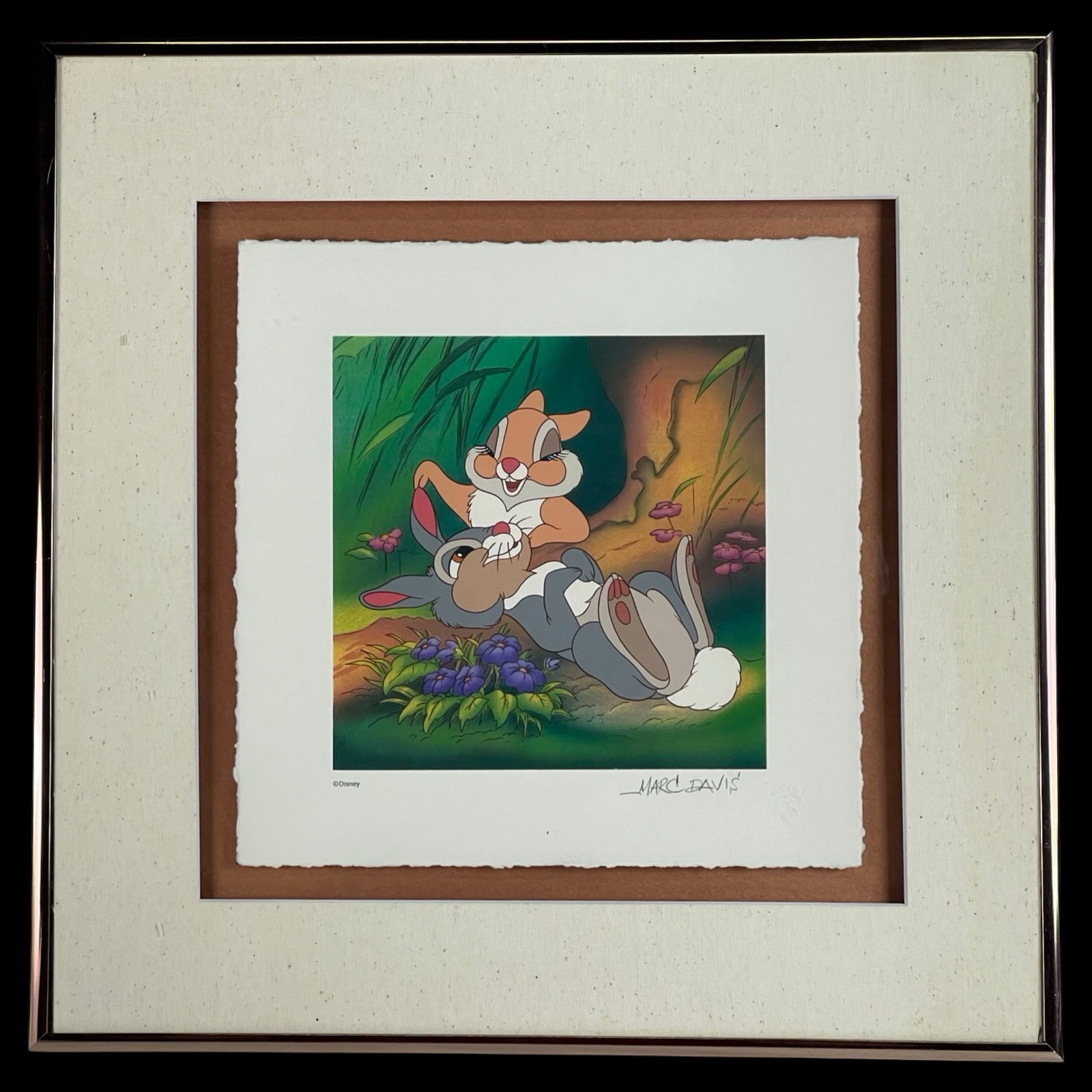 Marc Davis Signed Disney "Thumper and His Bunny" (1 of 4)