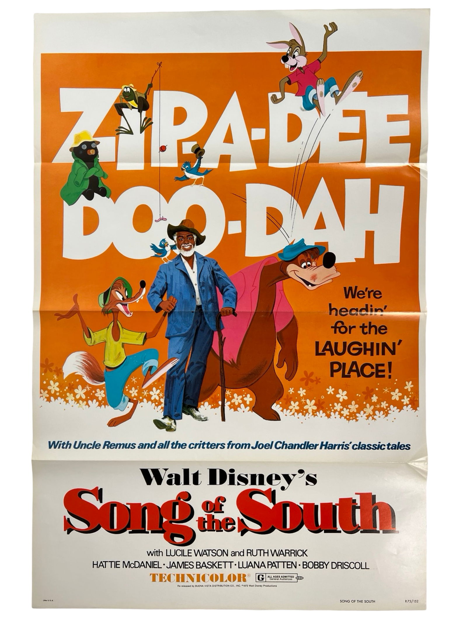 Disney's Song of the South Folded Movie Poster (1 of 3)