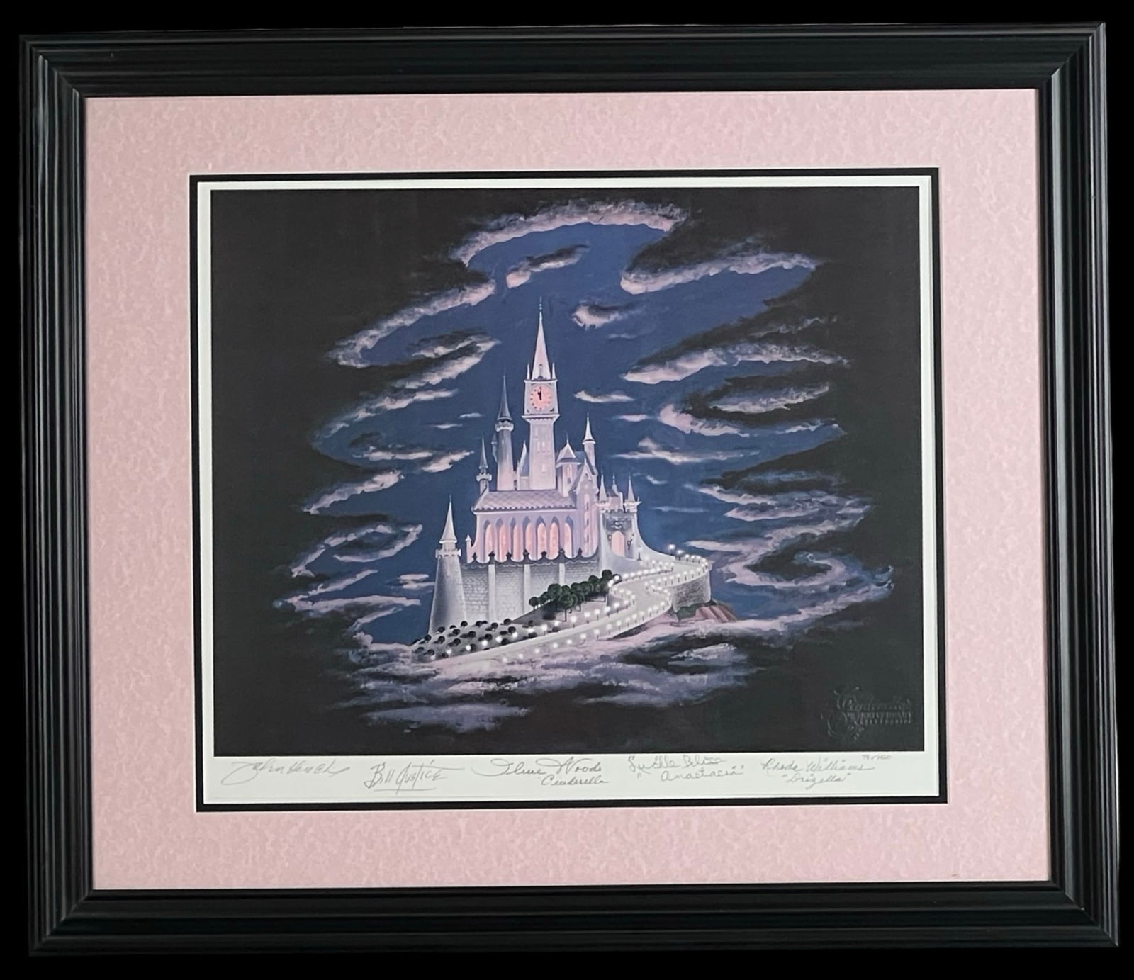 Disney's Cinderella Castle Signed LE Lithograph (1 of 7)