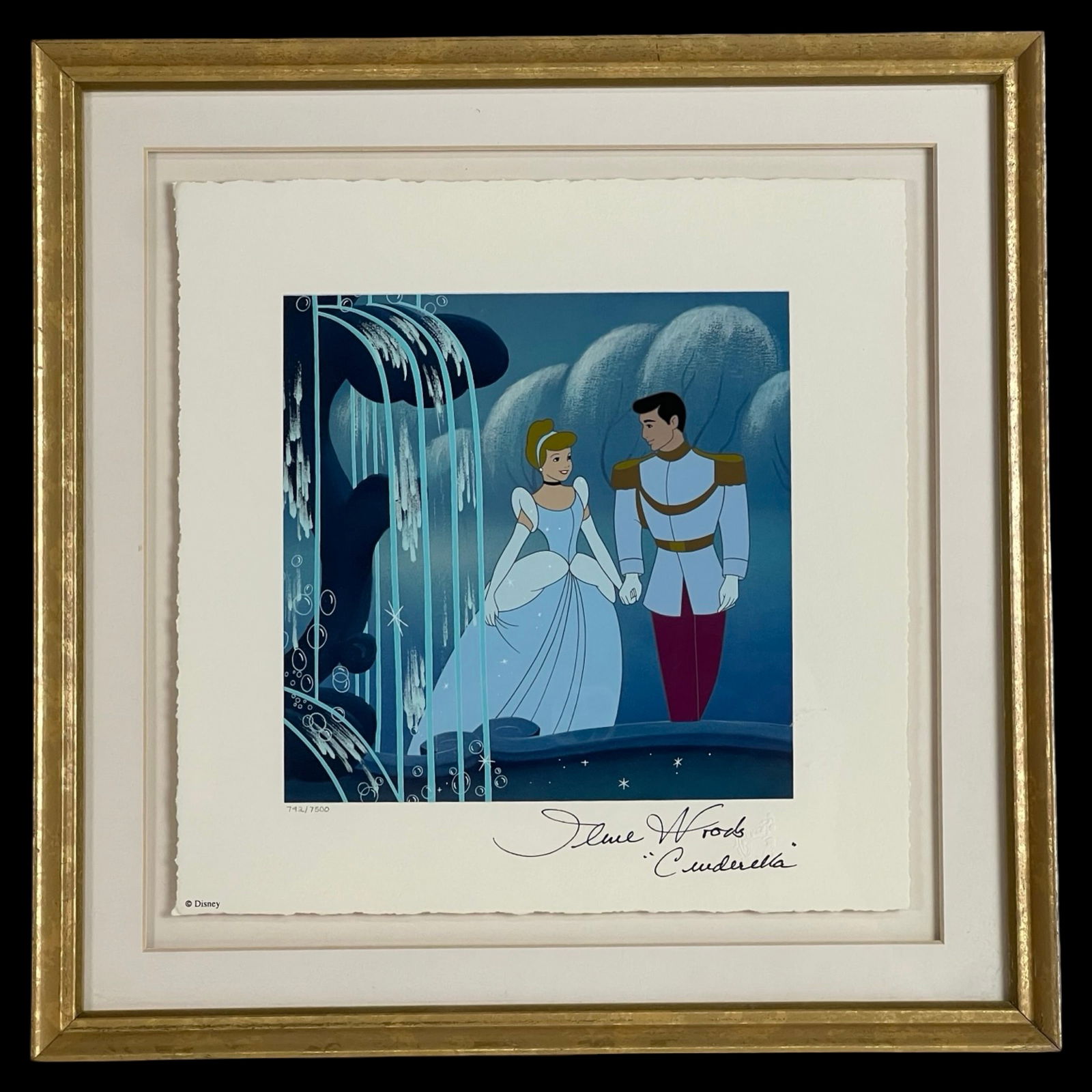 Disney Cinderella LE Signed Print - Ilene Woods (1 of 6)