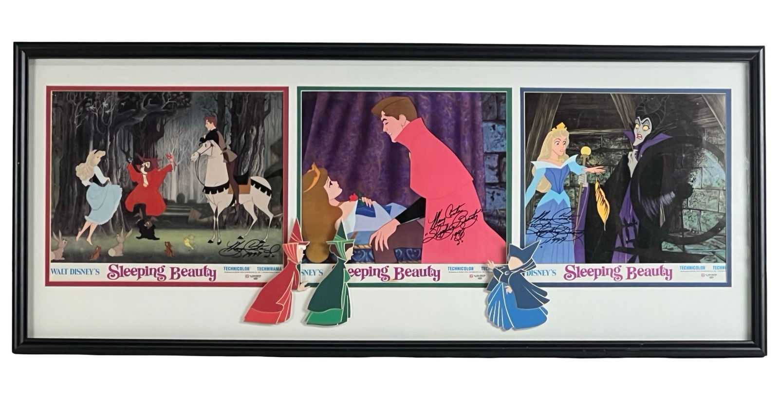 "Sleeping Beauty" Signed Lobby Card Display (1 of 7)