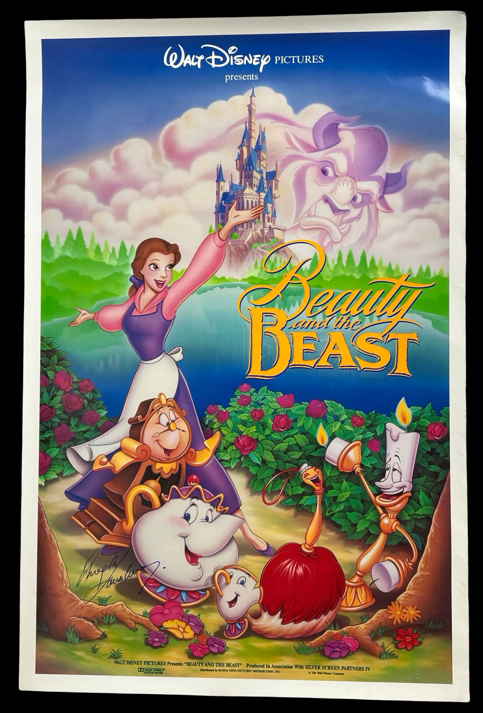 Disney' "Beauty and the Beast" Signed Movie Poster (1 of 4)