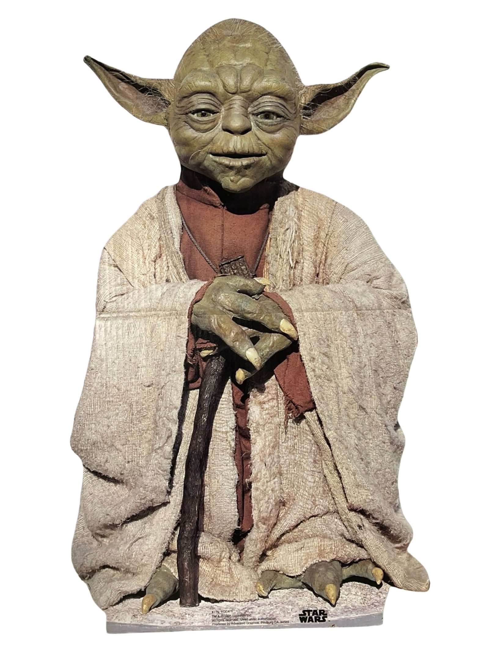 1995 Star Wars Yoda Life-Size Cardboard Standee (1 of 4)