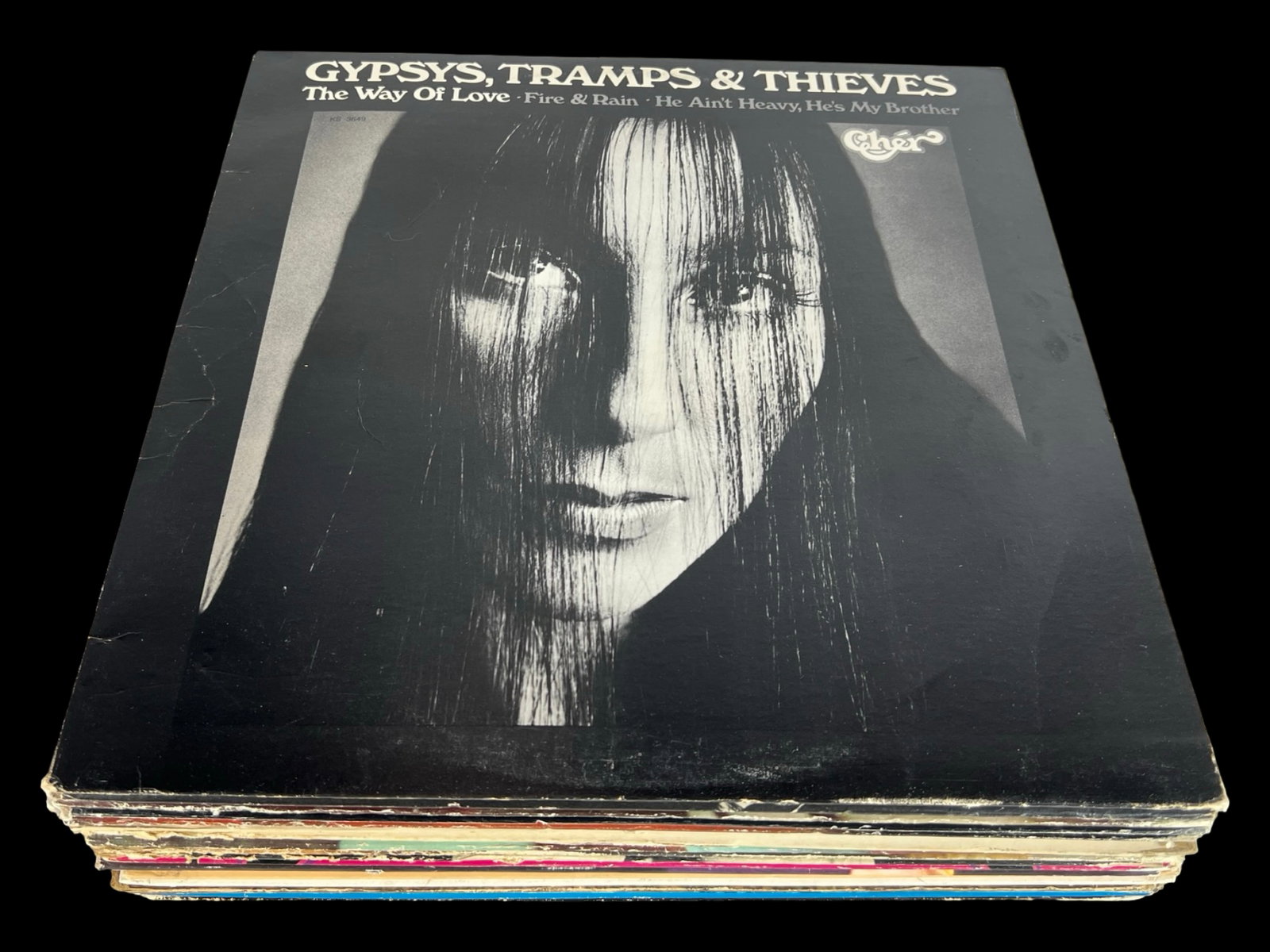Classic Pop, Vocal, and Rock LP Vinyl Records: Diverse selection of vintage LP vinyl albums featuring iconic voices and legendary entertainers from the golden era of pop, vocal, and easy listening music. Highlights include Gypsys, Tramps & Thieves
