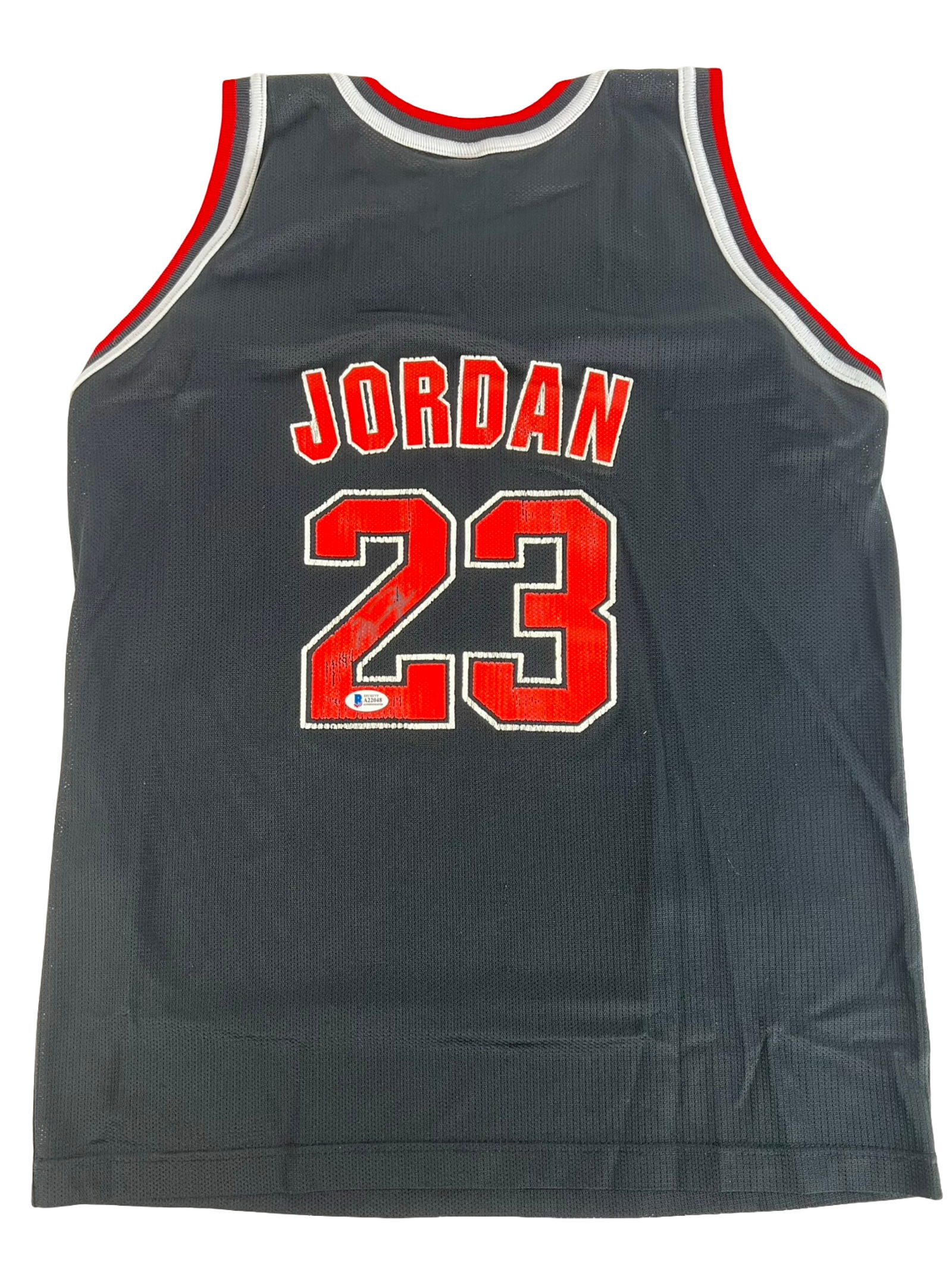 Michael Jordan Autographed Chicago Bulls Jersey (1 of 5)