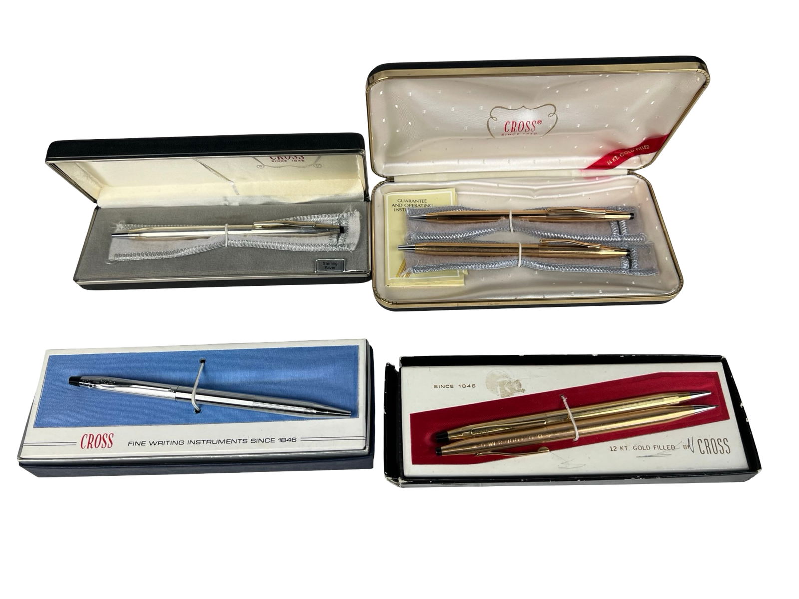 Cross Pen Sets - Sterling Silver and  Gold-Filled (1 of 5)