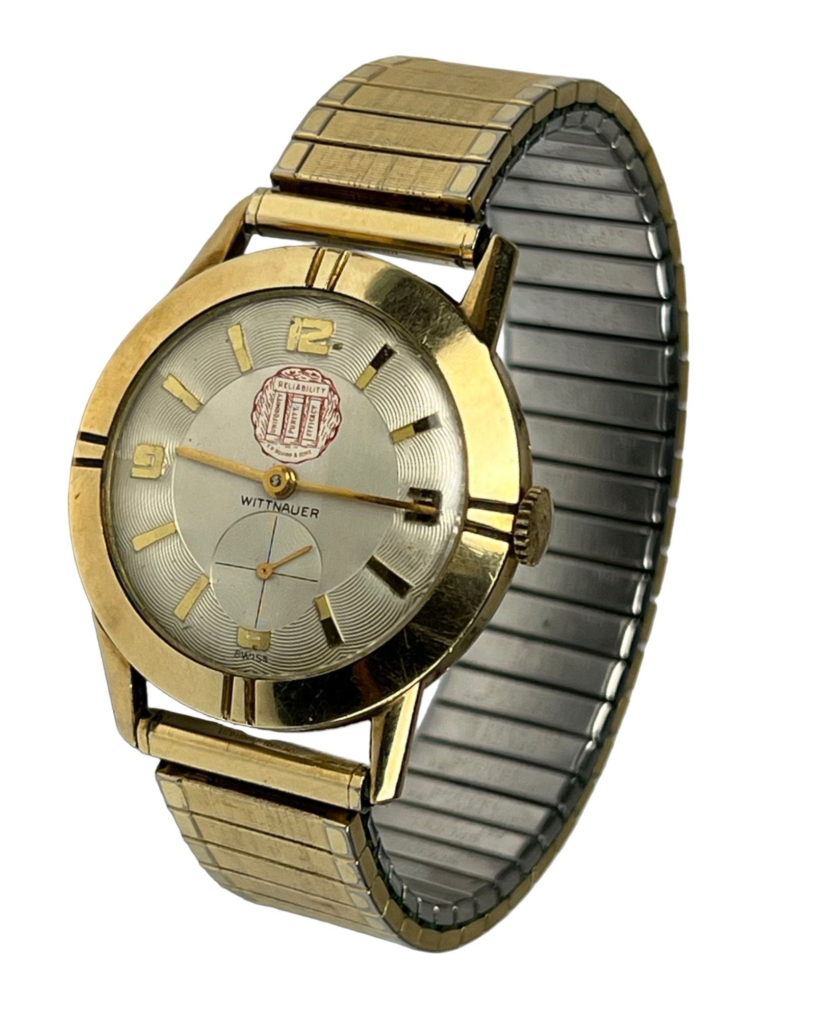 Vintage 1950s Wittnauer Men's 10k GF Wrist Watch: Vintage 1950s Wittnauer Men's 10k GF Wrist Watch. Good Working Condition.