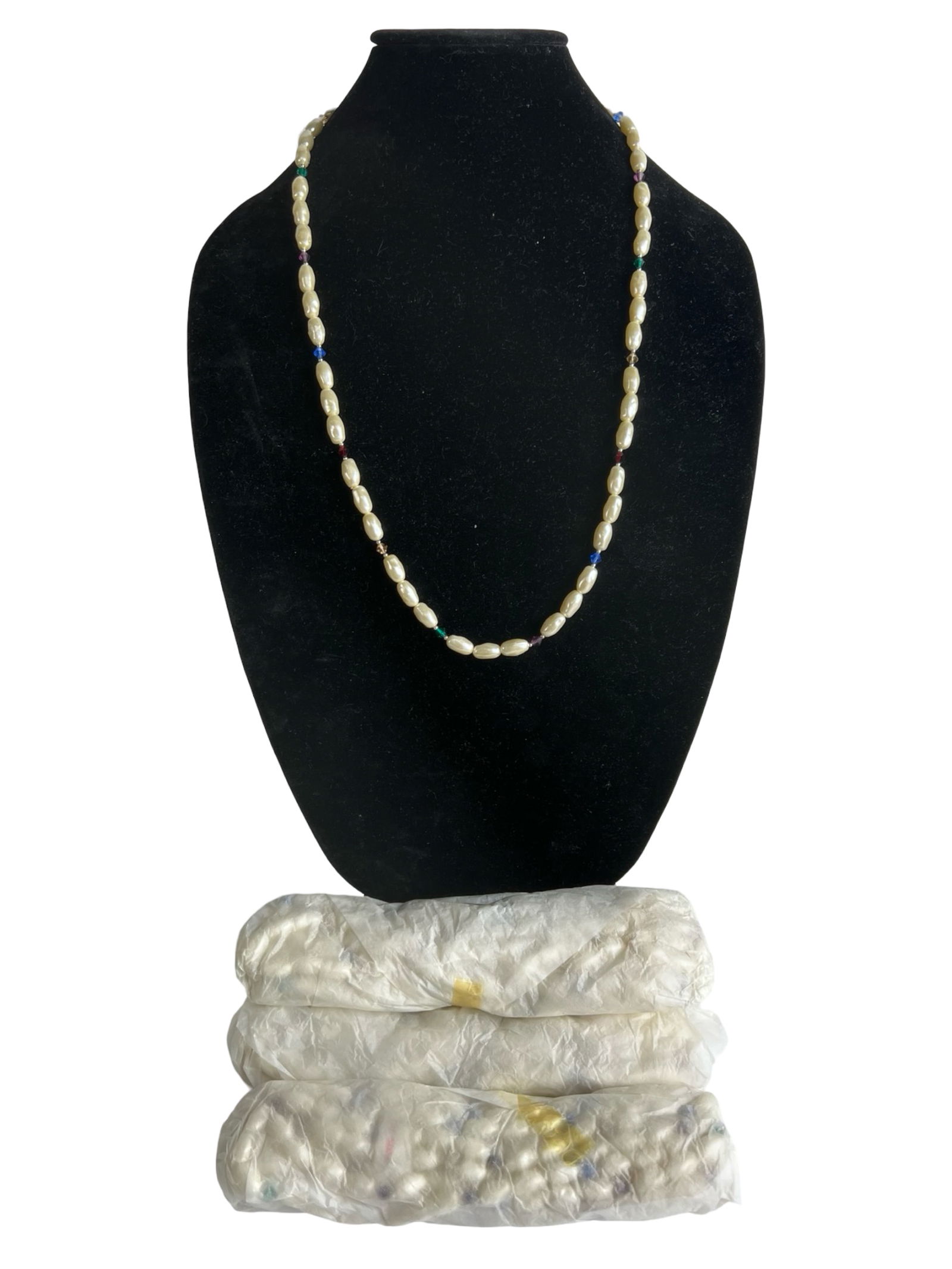 24 Genuine Freshwater Pearl Necklaces (1 of 1)
