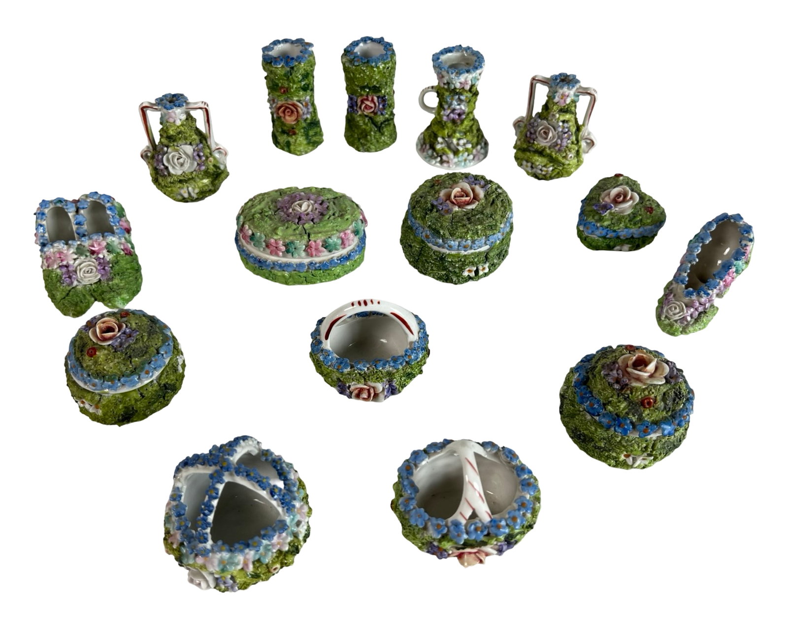 Antique German Elfinware Porcelain Miniatures (1 of 6)