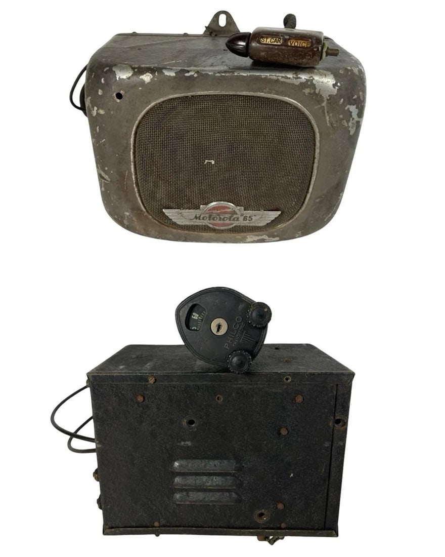 1930s Motorola 65 & Philco Car Tube Radios (1 of 10)
