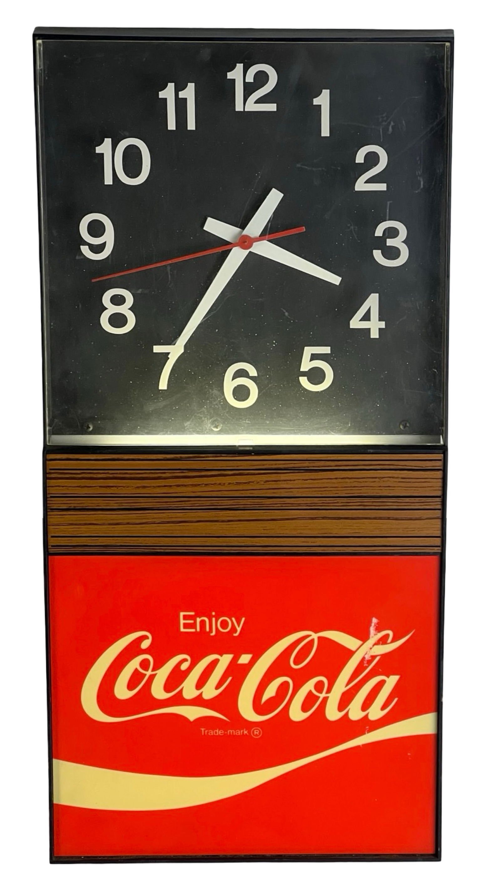 Vintage Enjoy Coca-Cola Electric Wall Clock (1 of 3)