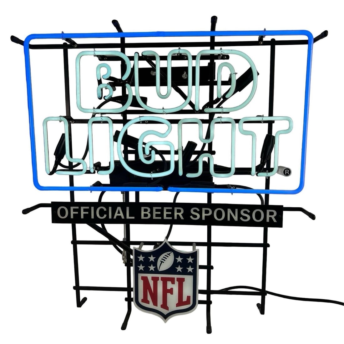 Bud Light Beer NFL Football Neon Advertising Sign (1 of 3)