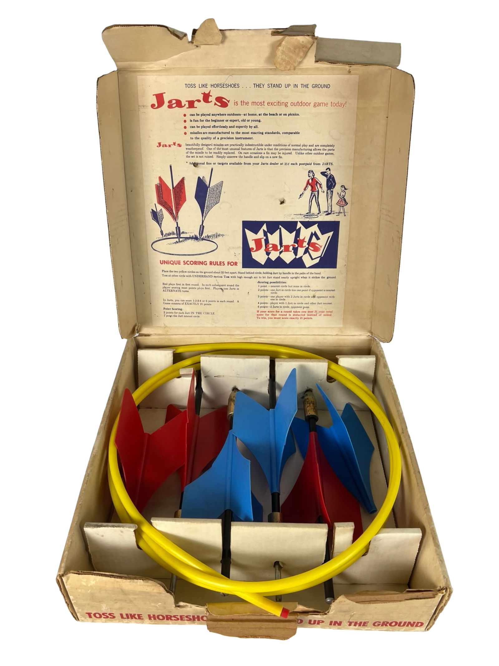 Vintage Jarts Outdoor Missile Darts Game (1 of 3)