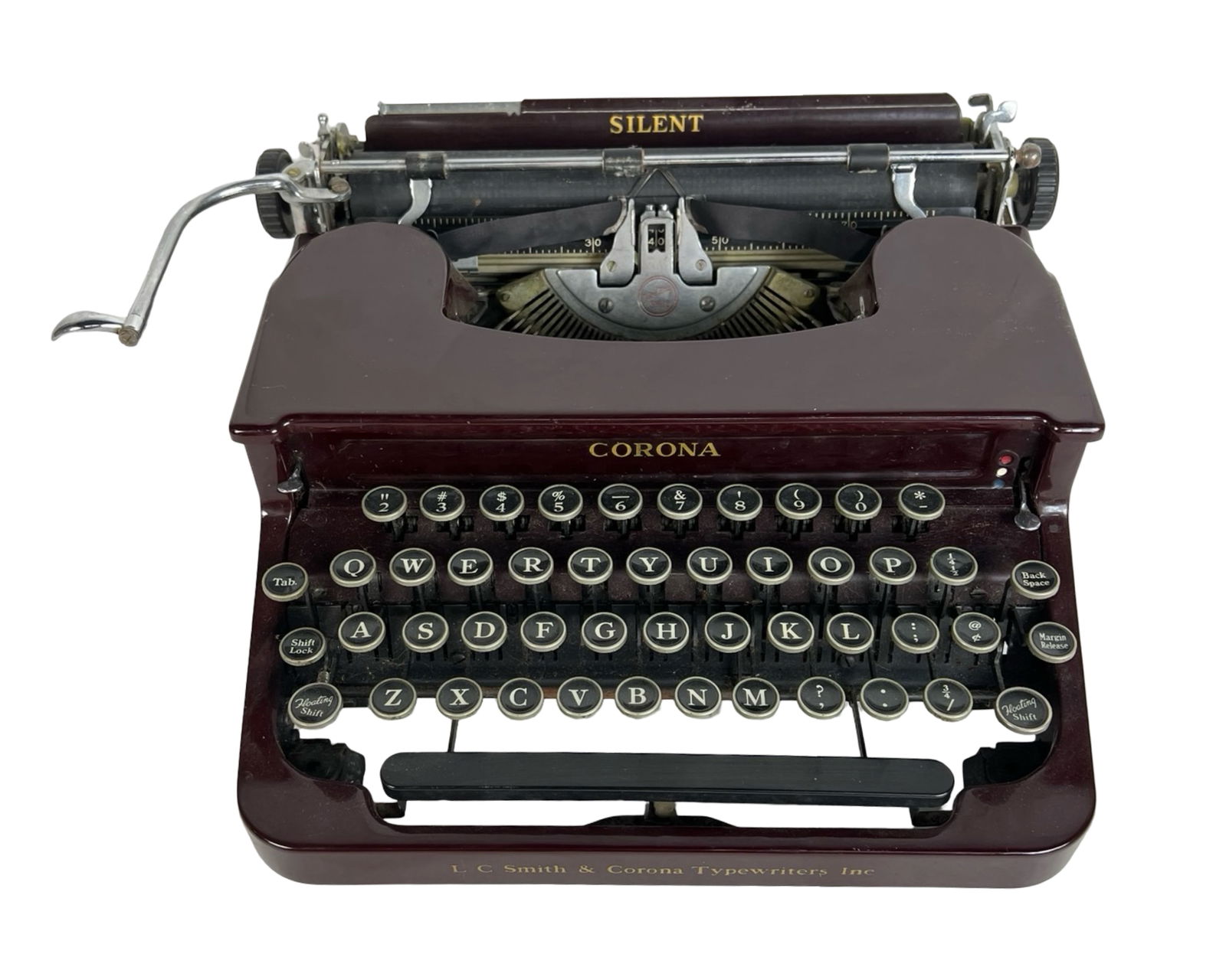 Vintage L.C. Smith & Corona "Silent" Typewriter (1 of 5)