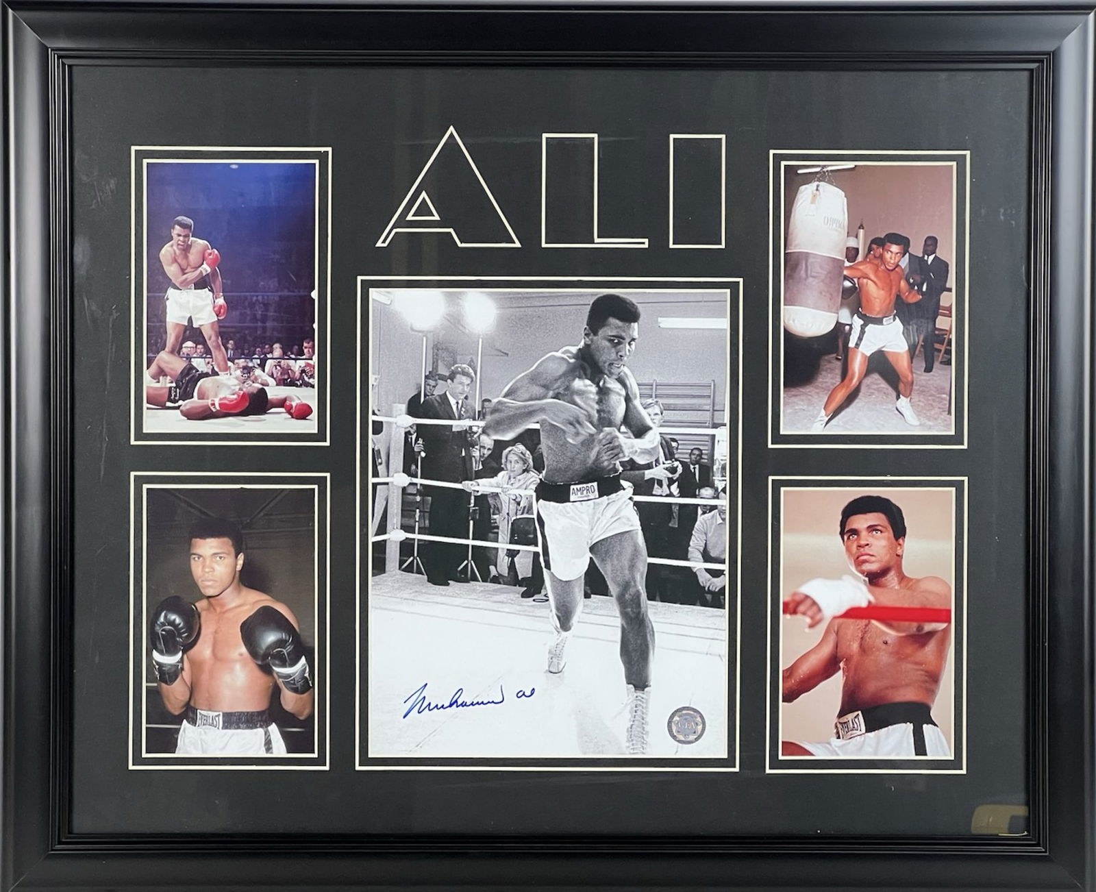 Muhammad Ali Autographed Framed Photo Collage (1 of 3)