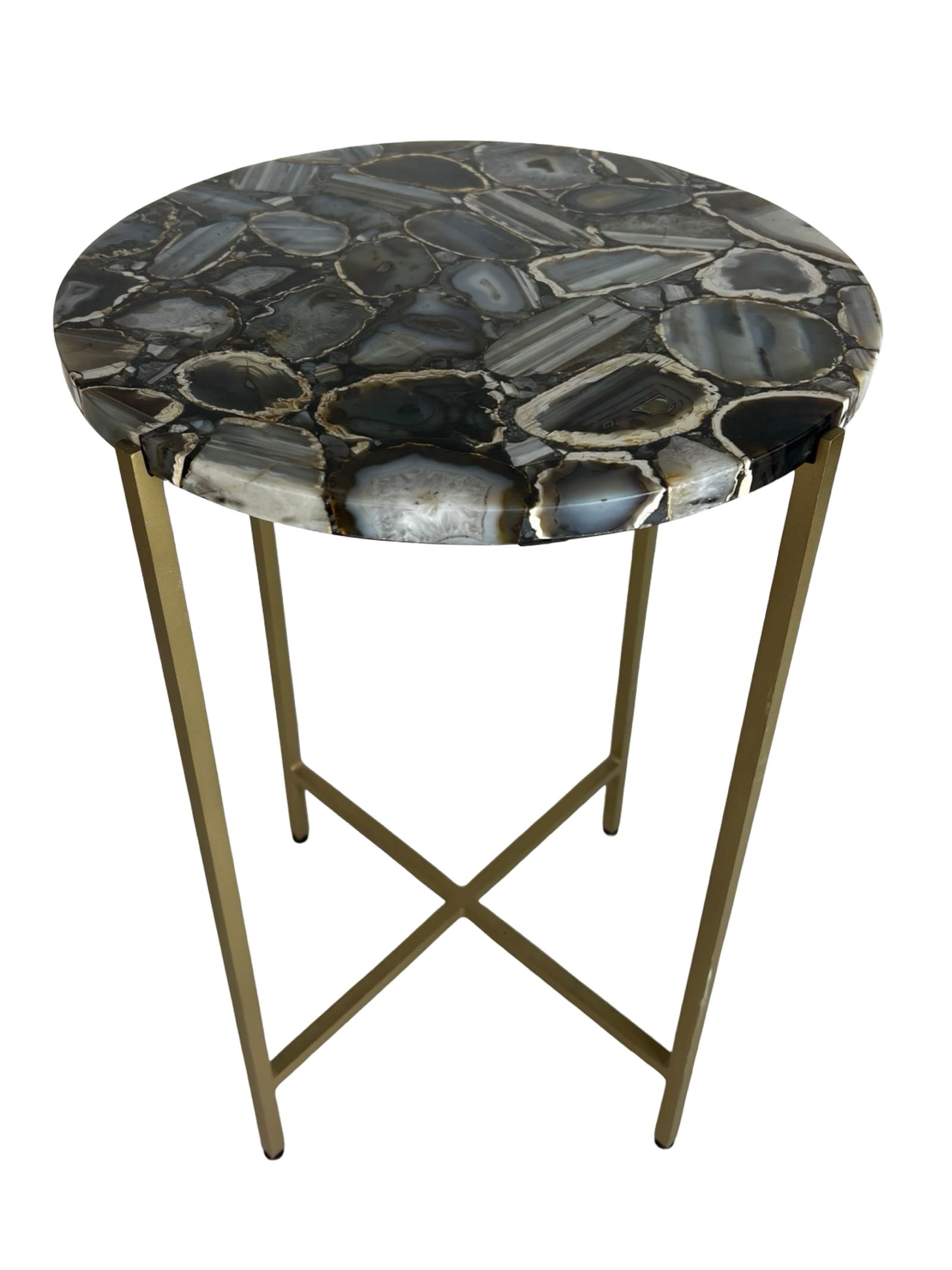 Walter E. Smithe Agate Stone Accent Table (1 of 3)