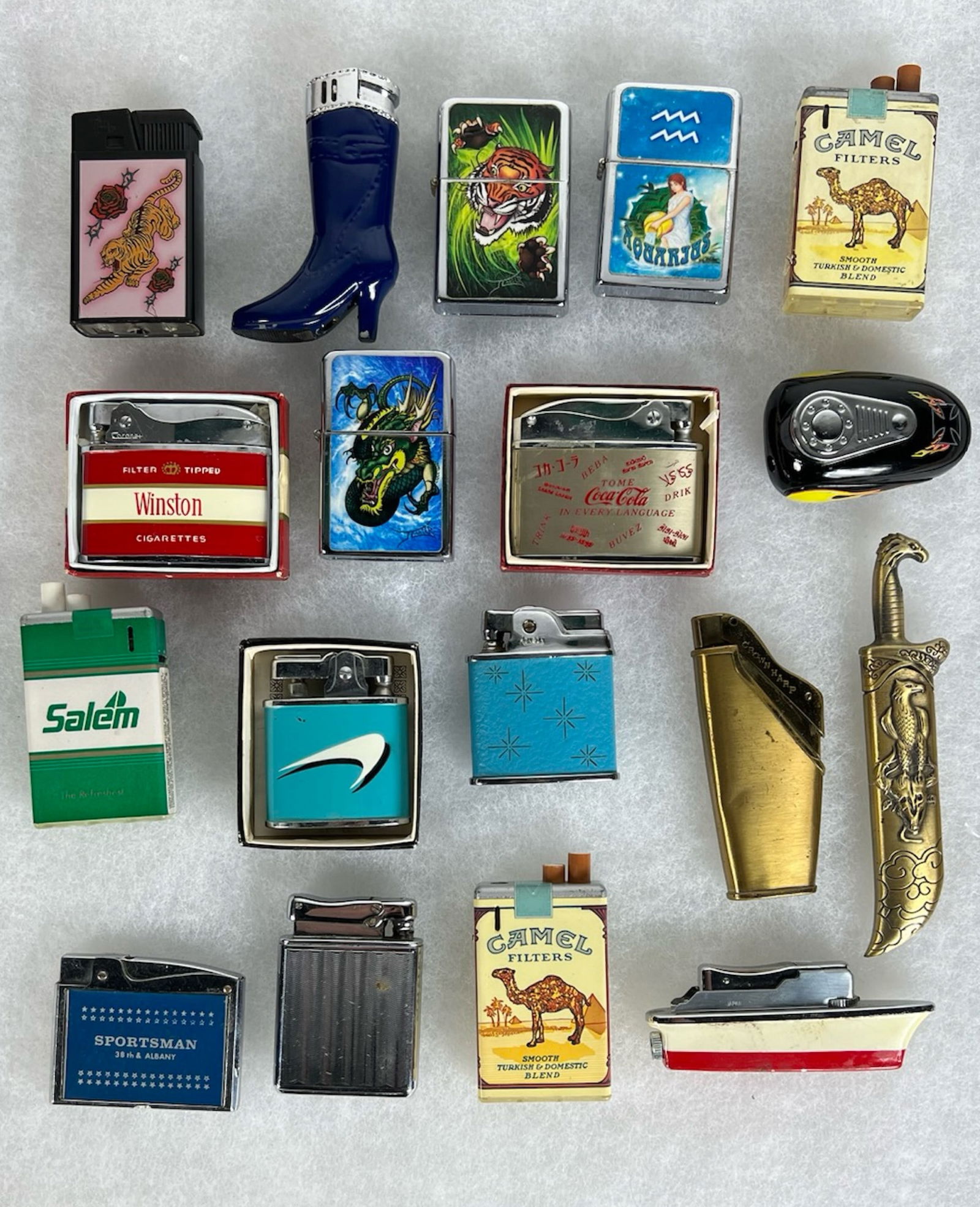 Assortment of Vintage Cigarette Lighters (1 of 1)