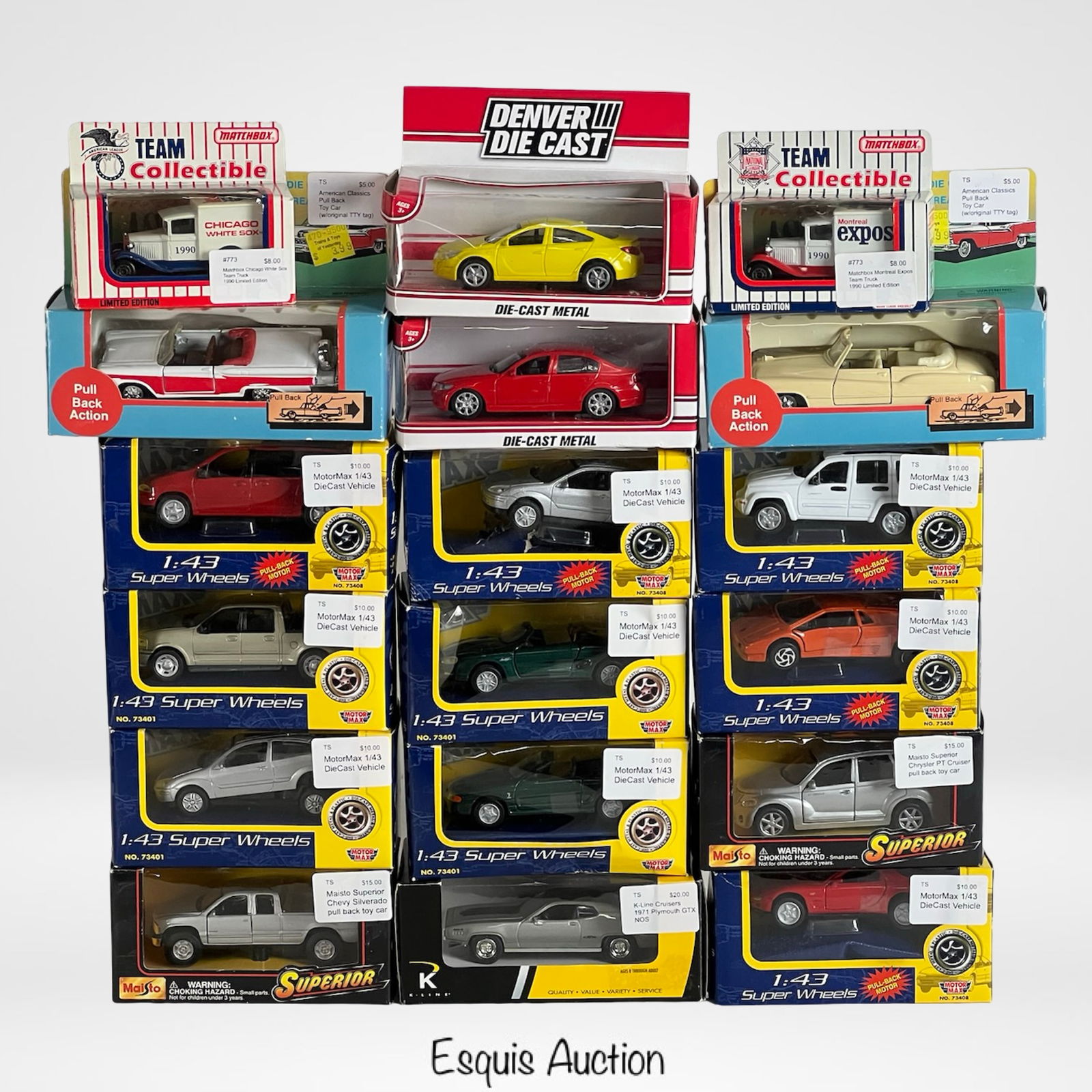 Lot of Die-Cast Cars - Maisto, Denver, Matchbox (1 of 3)