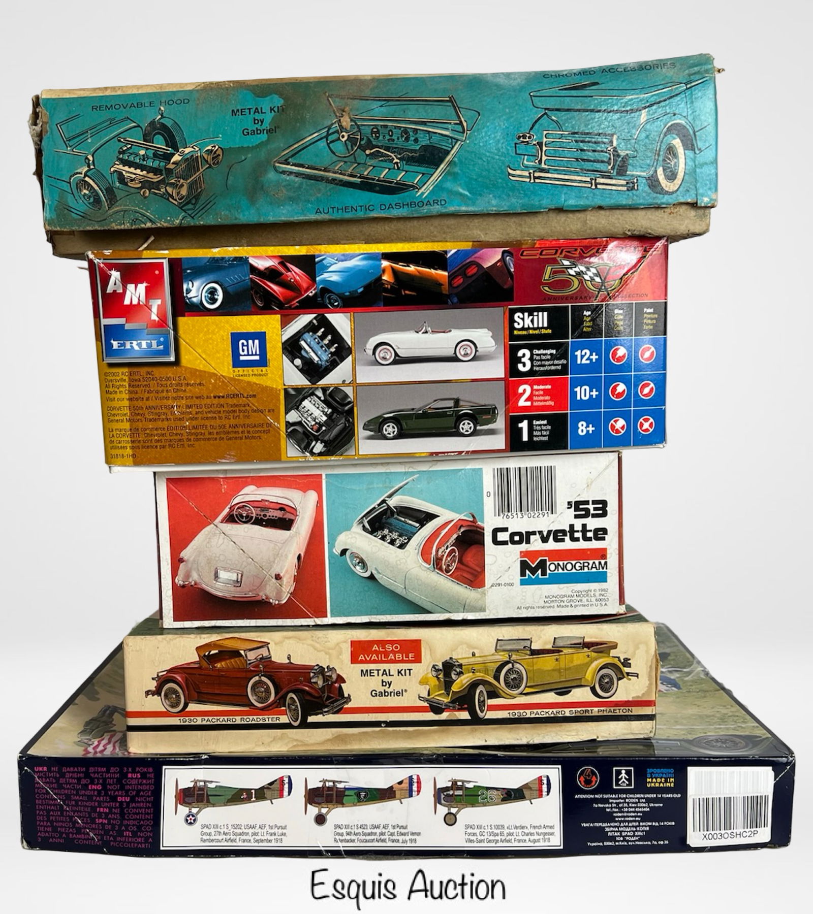 Vintage Model Kit Lot - Classic Cars & Aircraft (1 of 4)