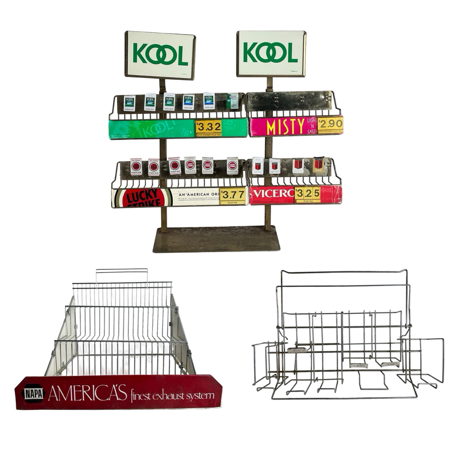 3 Vintage Advertising & Store Display Racks (1 of 5)