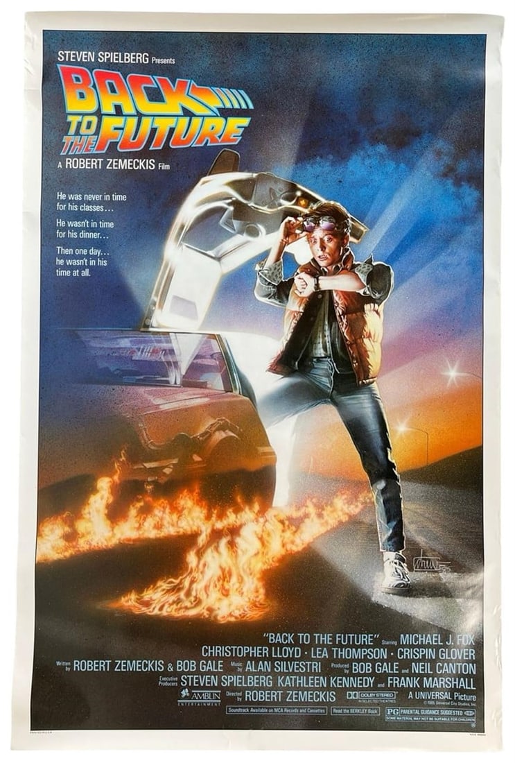 "Back to the Future" Original 1985 Movie Poster (1 of 3)