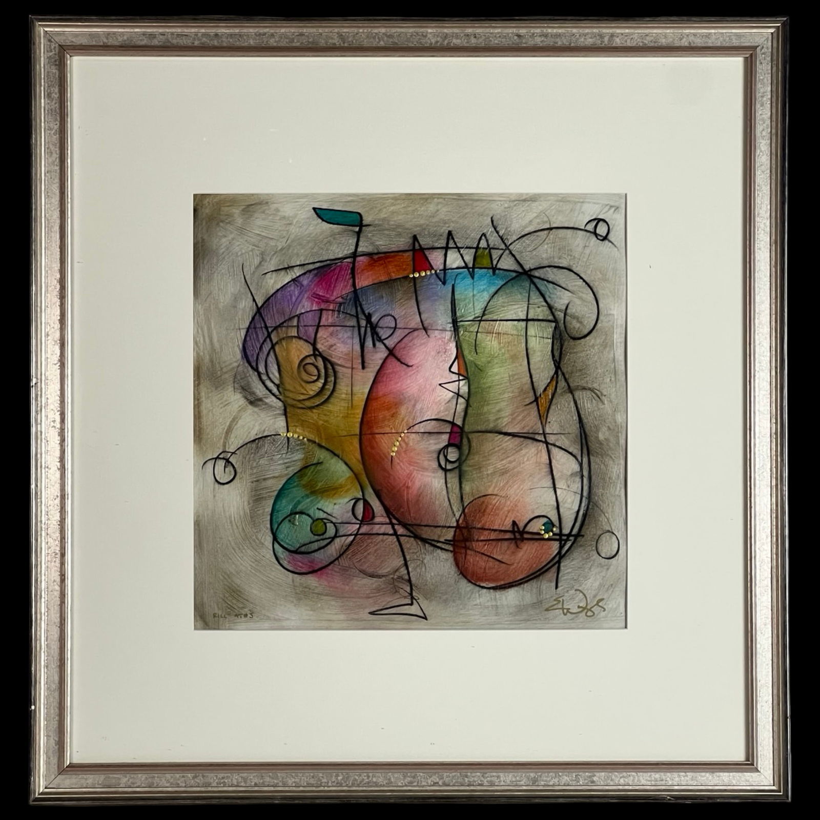 Eric Waugh -Contemporary Mixed Media Art Painting (1 of 5)