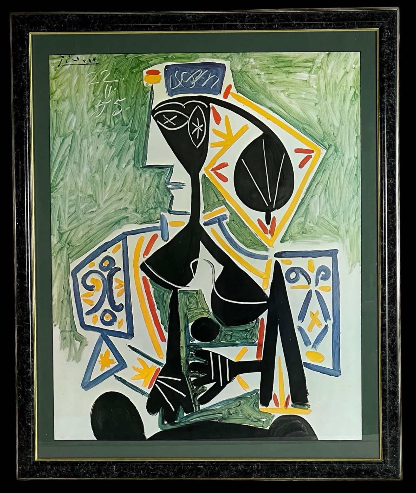 Pablo Picasso Woman in Green Framed Art Print (1 of 2)