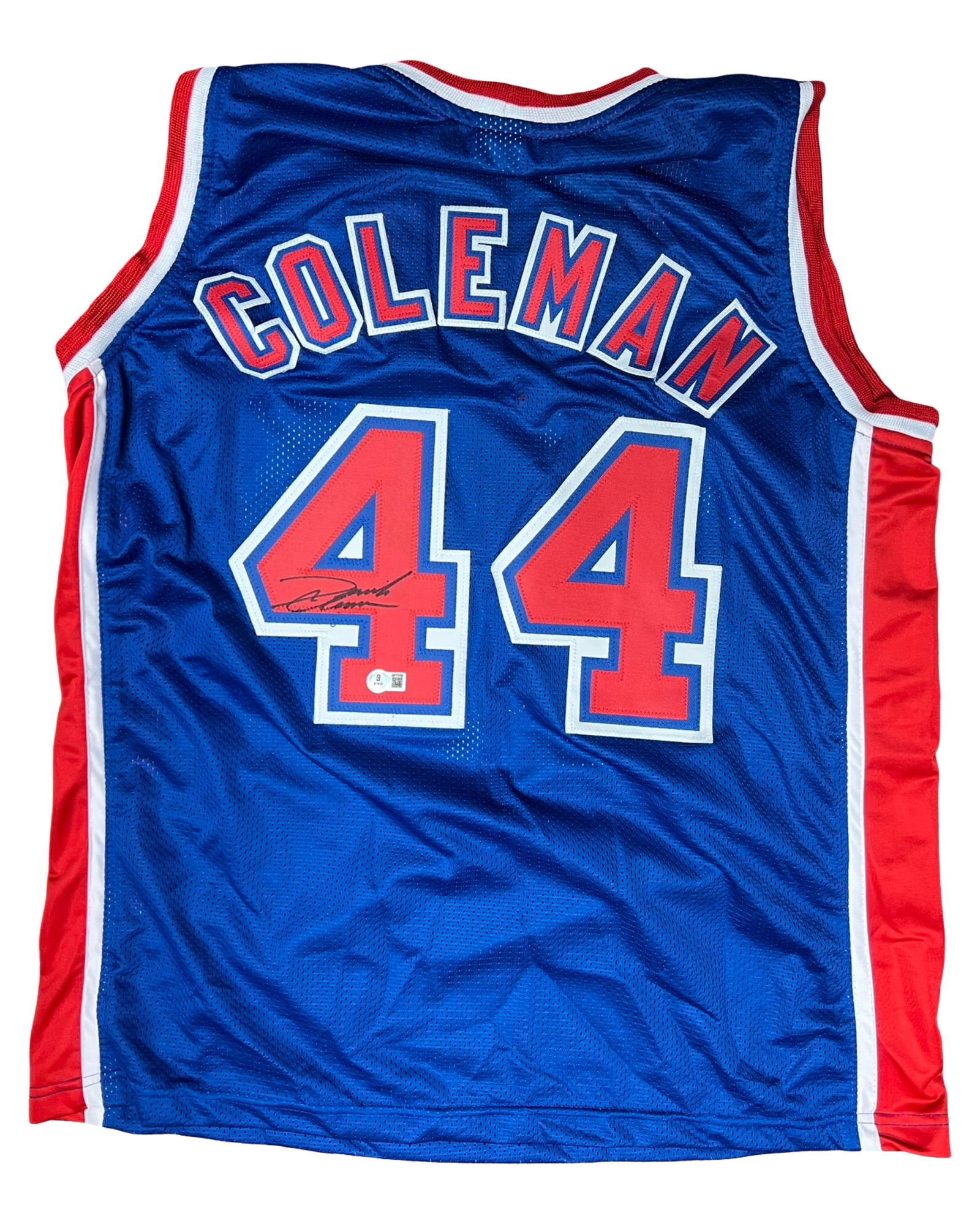 Derrick Coleman Signed New Jersey Nets Jersey (1 of 5)