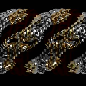 Vintage Christian Dior Gold-Tone Earrings: Elegant pair of vintage Christian Dior clip-on earrings featuring a bold woven link design in a radiant gold-tone finish.Timeless and sophisticated, these 1" long earrings make a classic addition to a