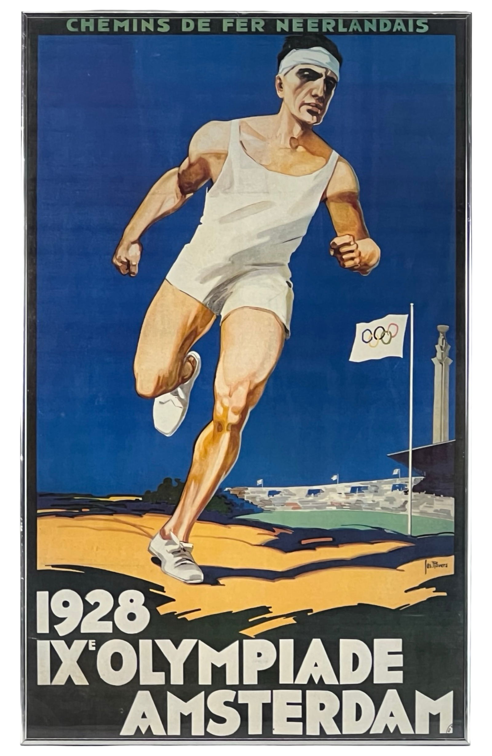 Retro Style 1928 Amsterdam Olympics Poster (1 of 3)