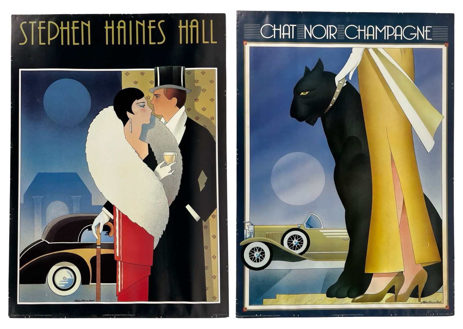 Art Deco Posters- Stephen Haines Hall & Chat Noir (1 of 7)