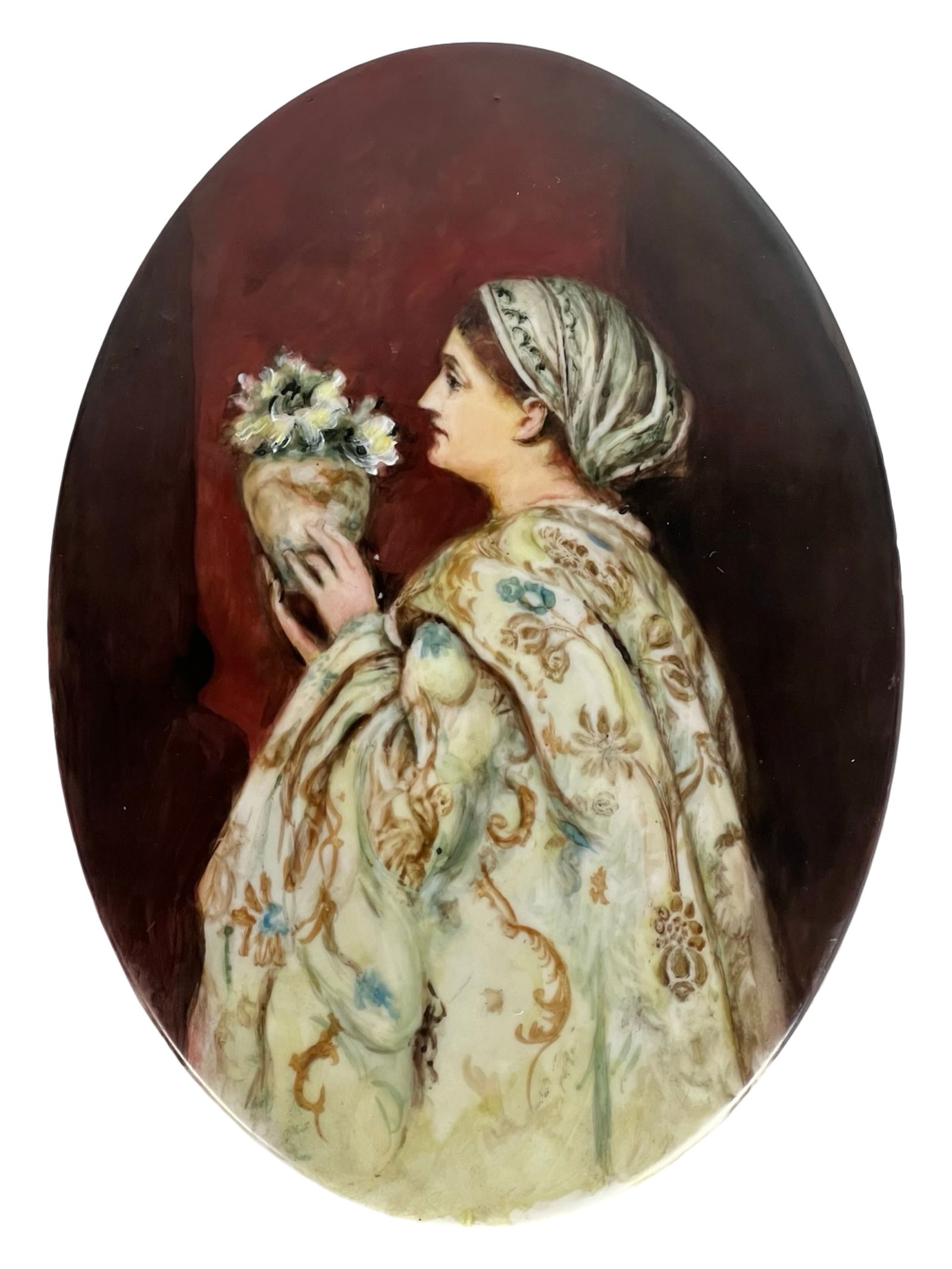 Lottie Marsh Hand-Painted Porcelain Plaque (1 of 3)