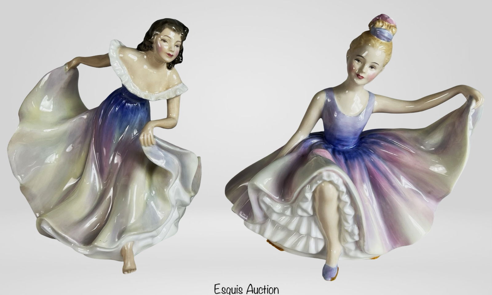 Royal Doulton - Dancing Ladies Porcelain Figurines (1 of 5)