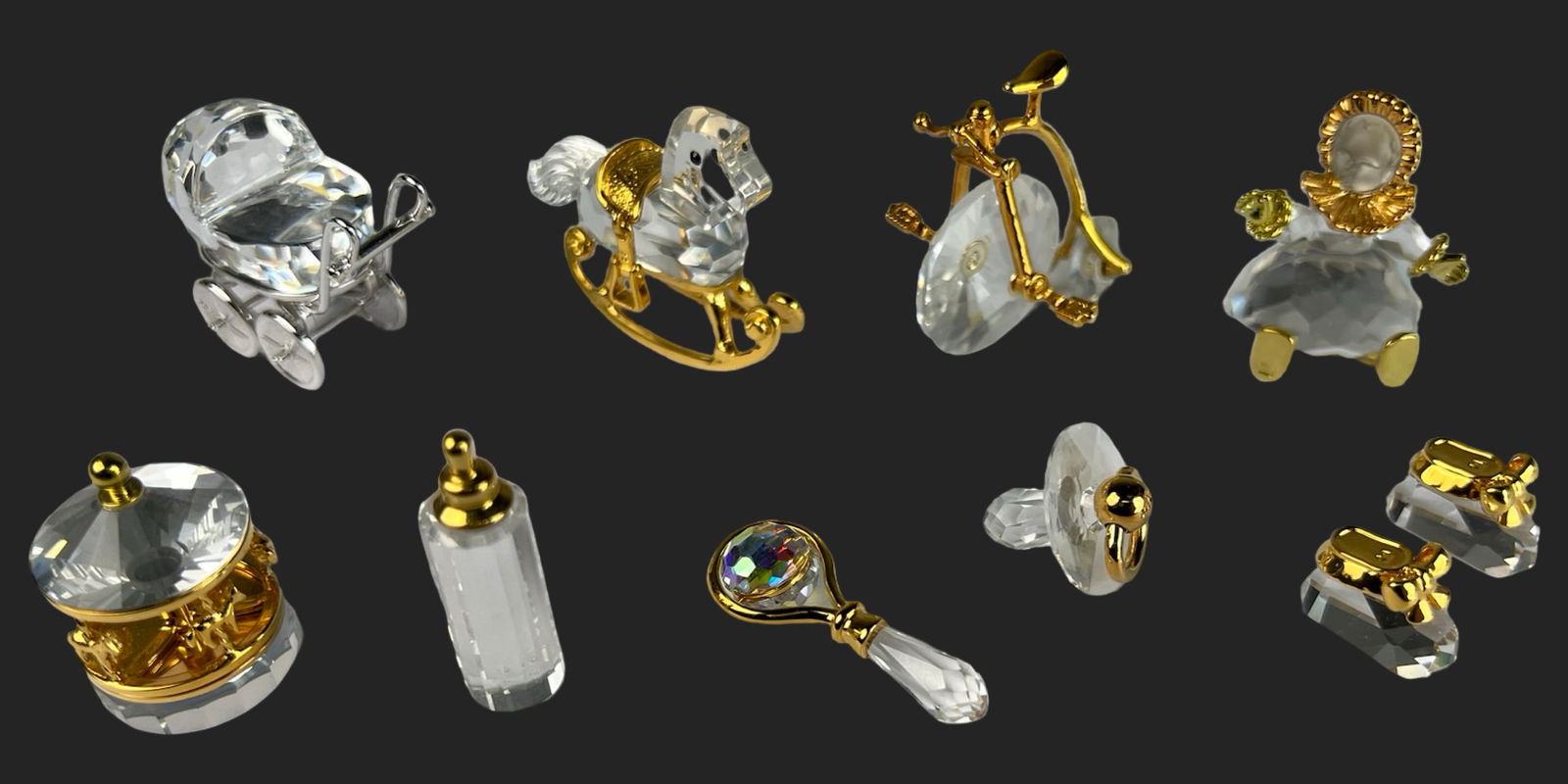 Swarovski Art Crystal Baby-Themed Miniatures (1 of 5)