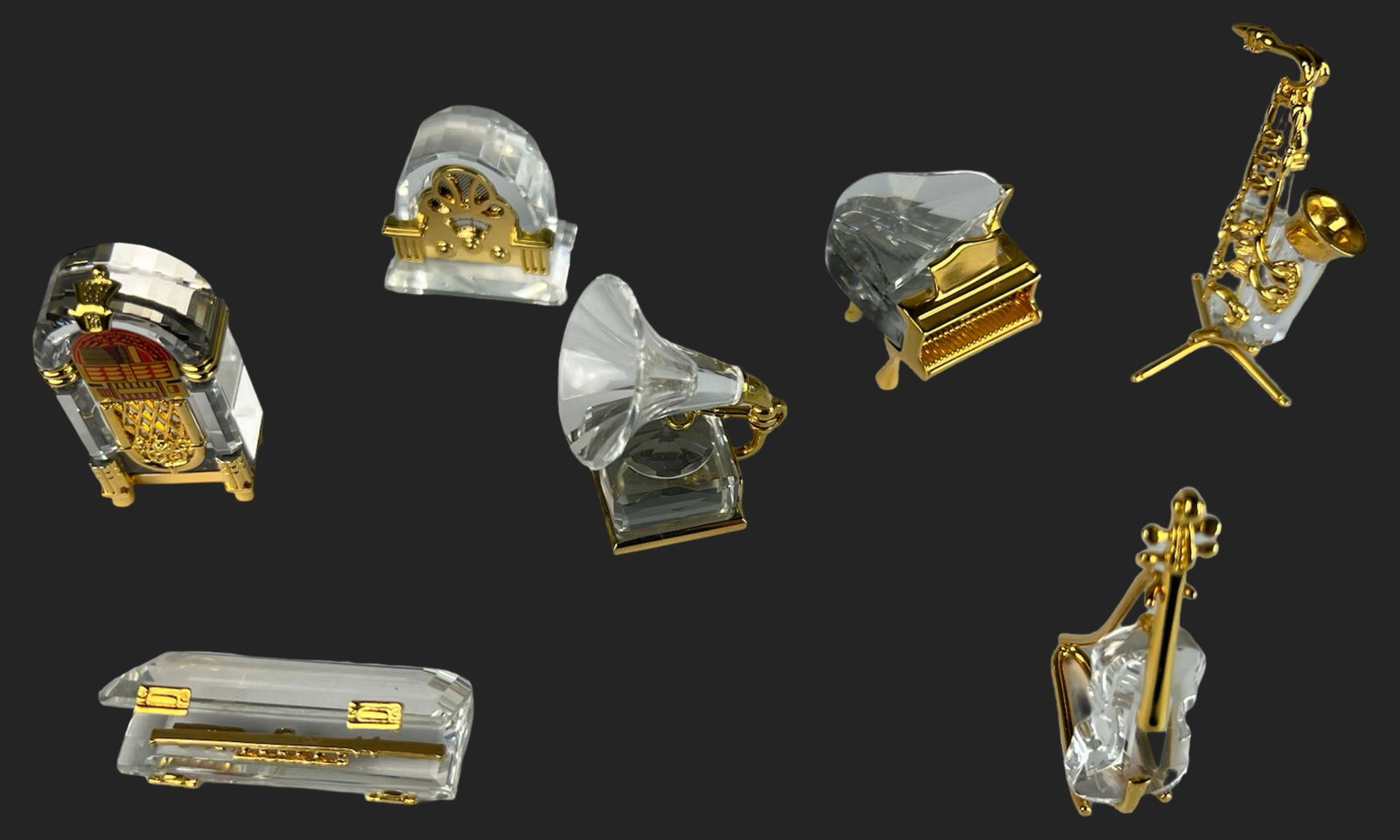 Swarovski Crystal Miniatures- Music Instruments (1 of 5)