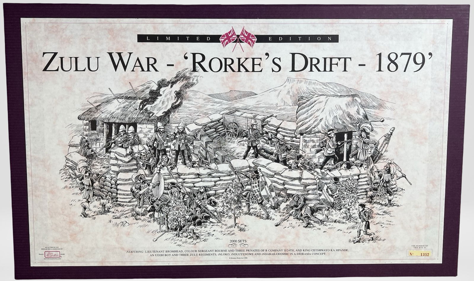 Britains Zulu War Rorke's Drift - 1879 Diorama Set (1 of 5)