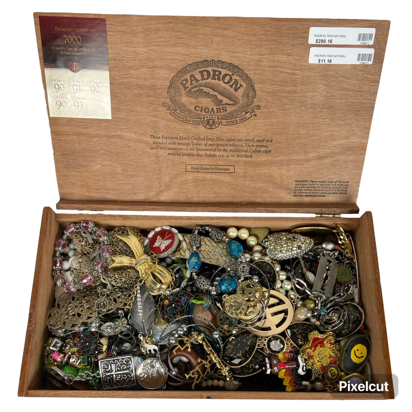Box Filled with Unsearched Costume & Craft Jewelry (1 of 5)