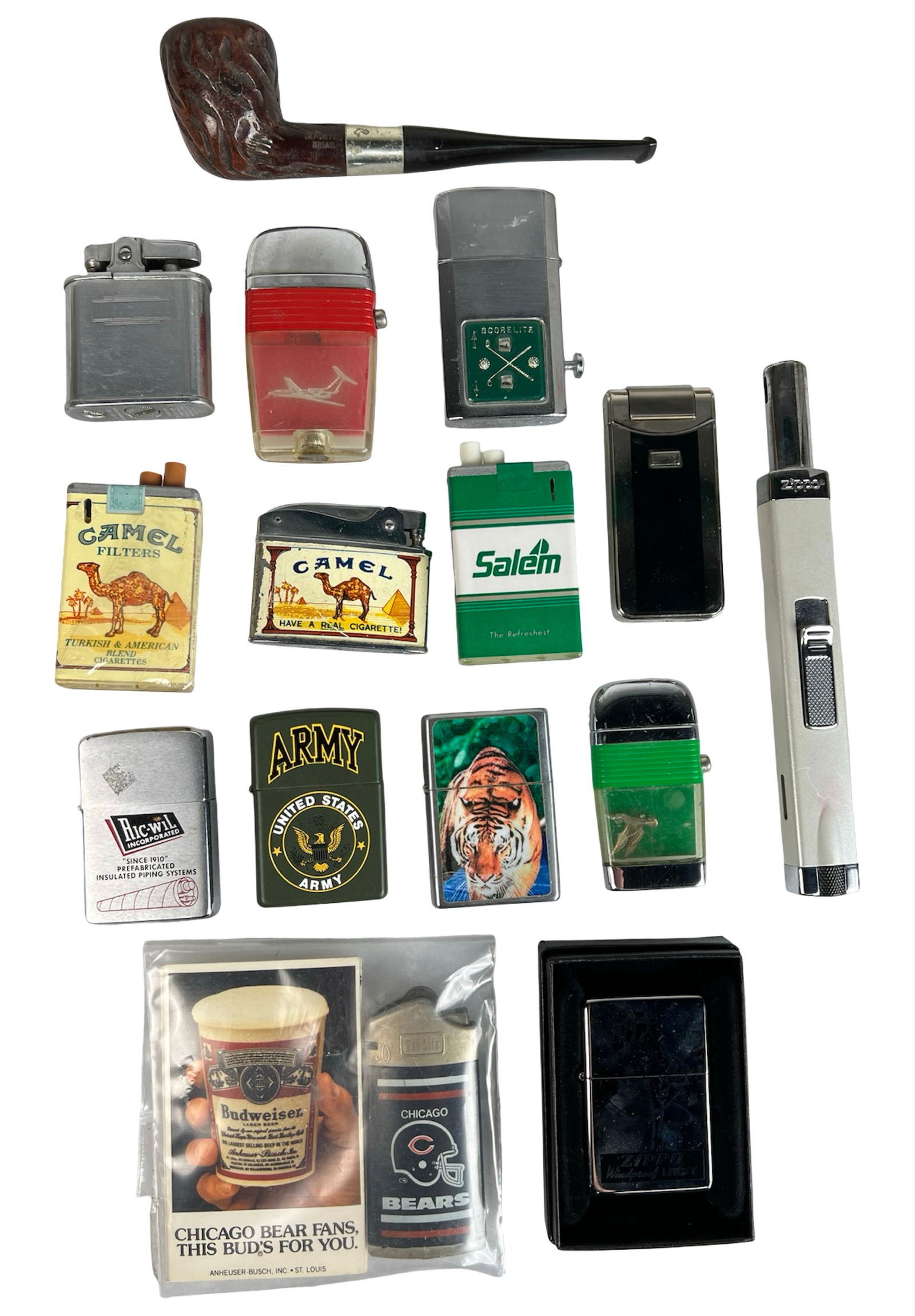 Group of Vintage Cigarette Lighters- Zippo (1 of 5)