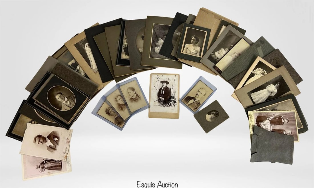 Antique Cabinet Card & Portrait Photographs (1 of 4)