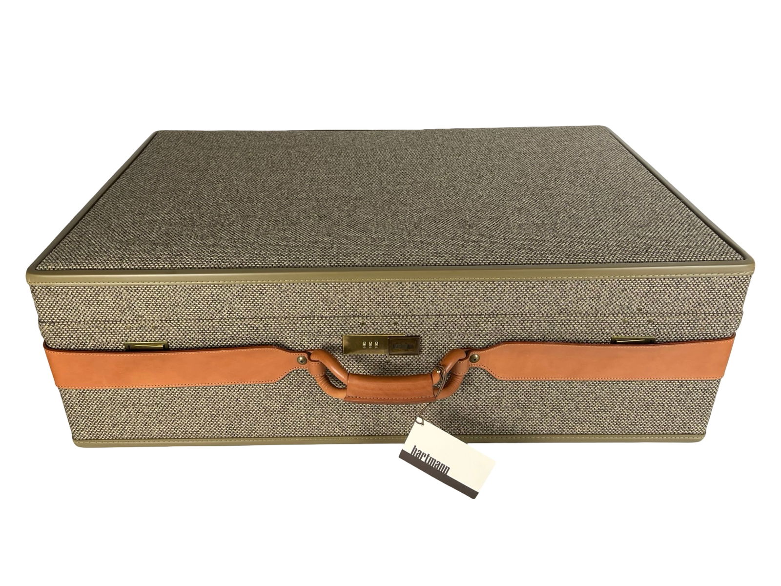 Hartmann Belting Leather & Tweed Luggage Case- New (1 of 8)