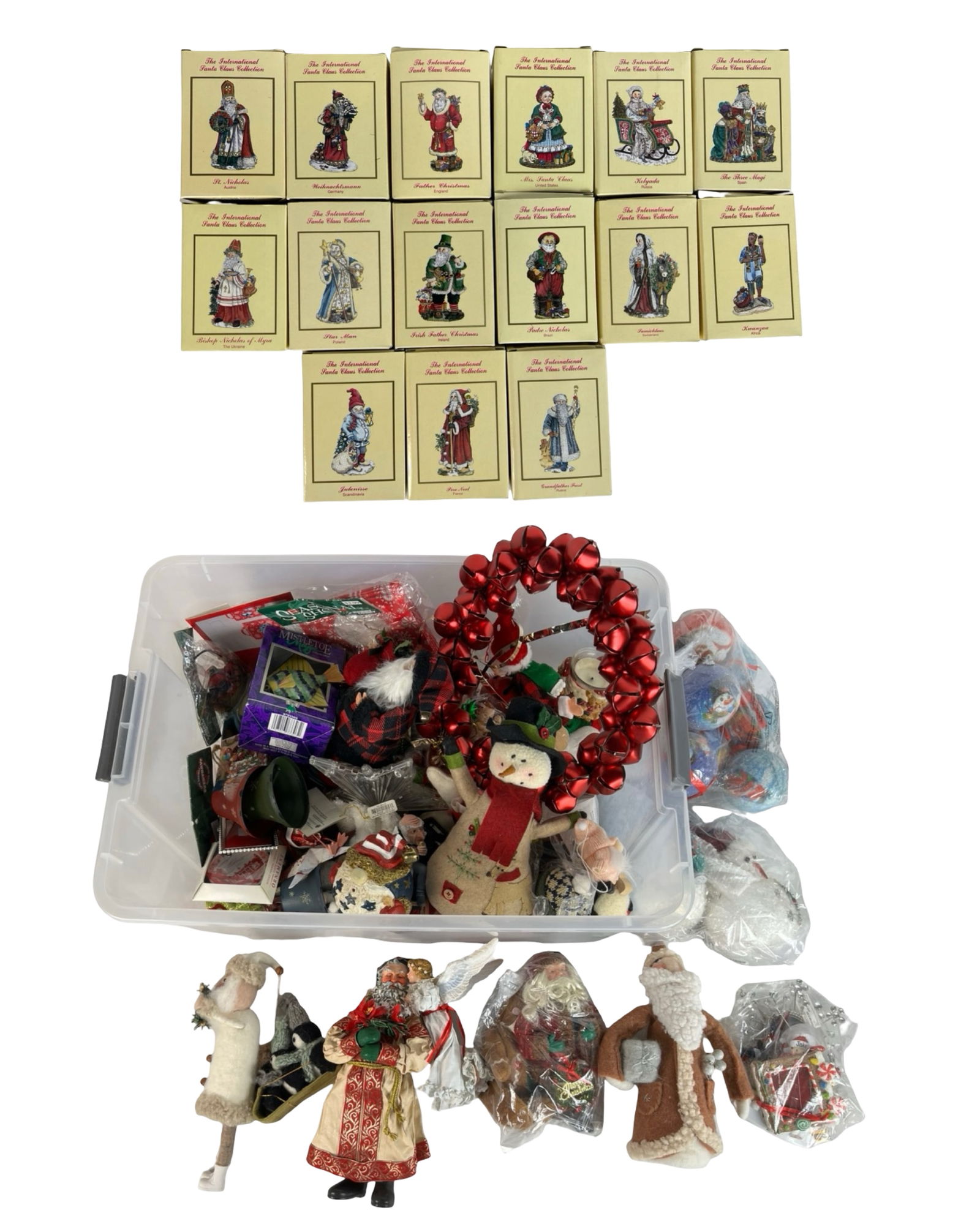 Assortment of Christmas Ornaments & Decor- Santa C (1 of 7)
