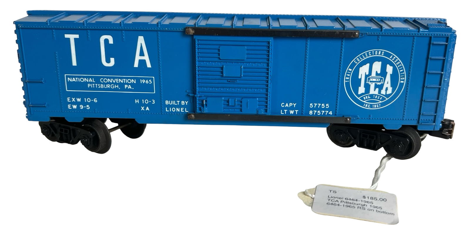 Lionel 6464-1965 TCA National Convention Boxcar (1 of 3)