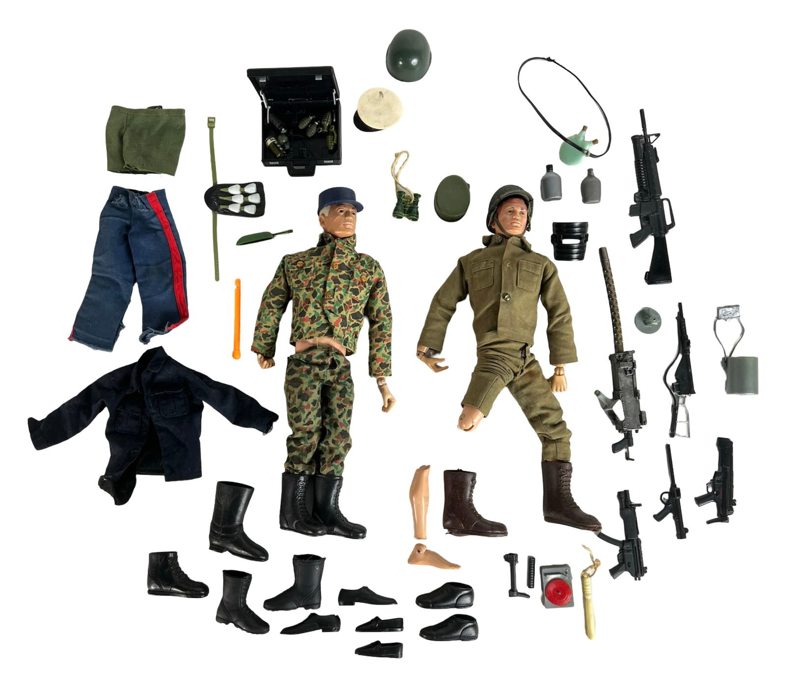 Vintage G.I. Joe Action Figures w/ Uniforms, Weapo (1 of 7)