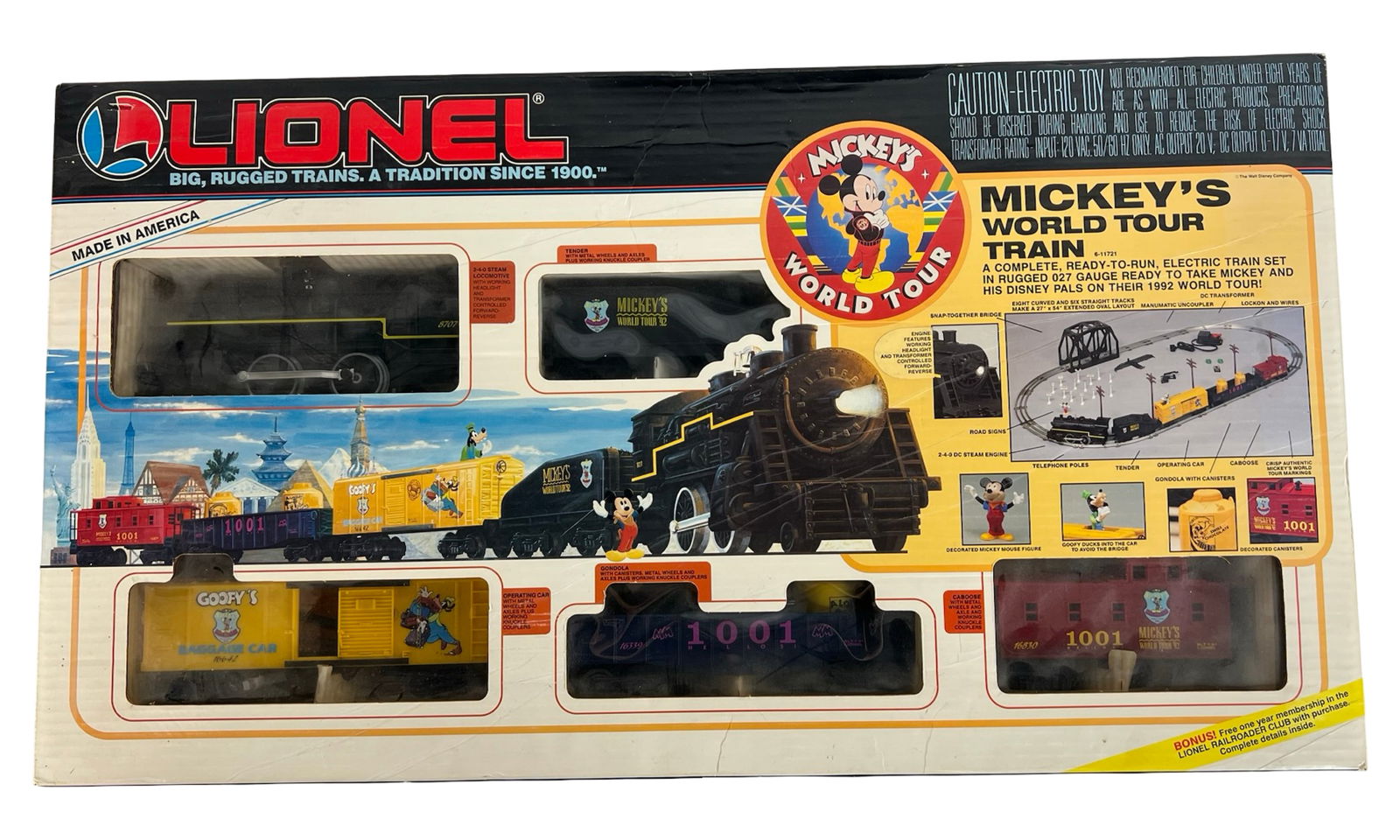 Lionel Mickey's World Tour Electric Train Set (1 of 6)