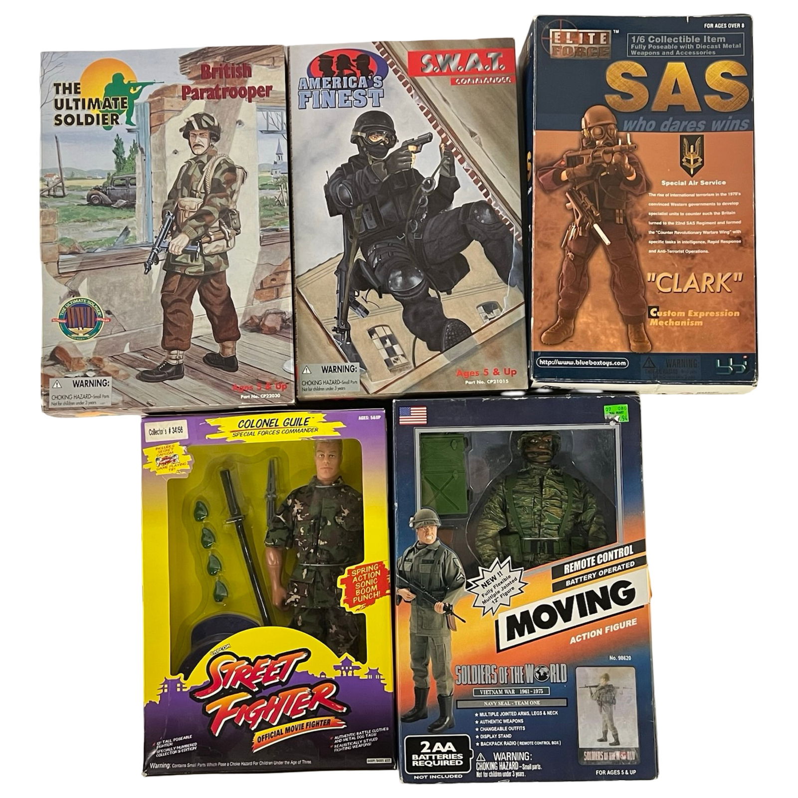 Lot of Action Figures - Ultimate Soldier, Street F (1 of 5)